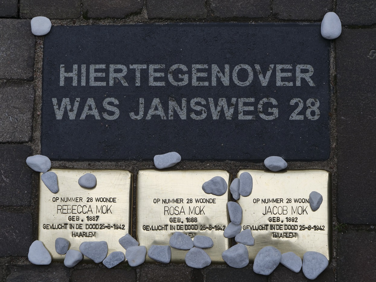 Struikelstenen in Haarlem